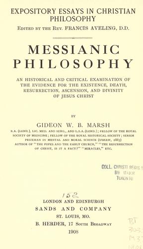 Messianic philosophy