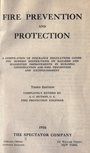 Fire prevention and protection
