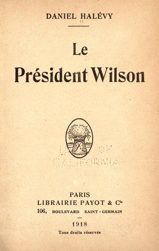 Le president Wilson