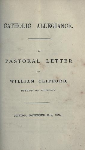 Catholic allegiance
