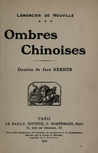 Ombres chinoises