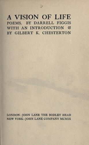 A vision of life, poems