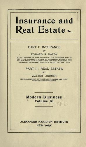 Insurance and real estate
