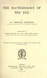 The bacteriology of the eye
