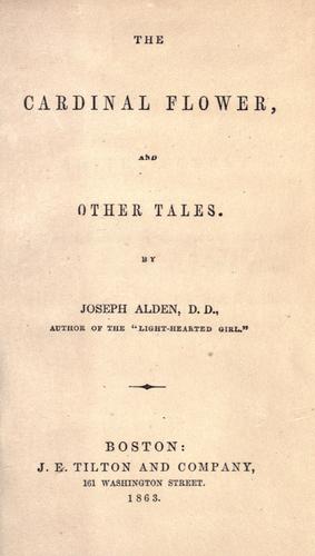 The cardinal flower, and other tales