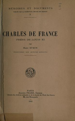 Charles de France, frère de Louis 11