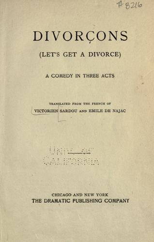 Divorcons (Let's get a divorce)