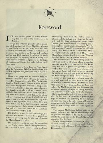 The epic story of the heroic Muhlenberg family