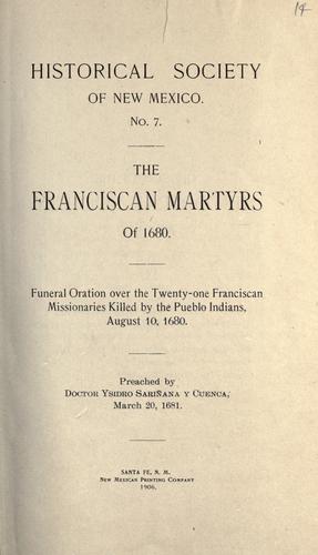 The Franciscan martyrs of 1680