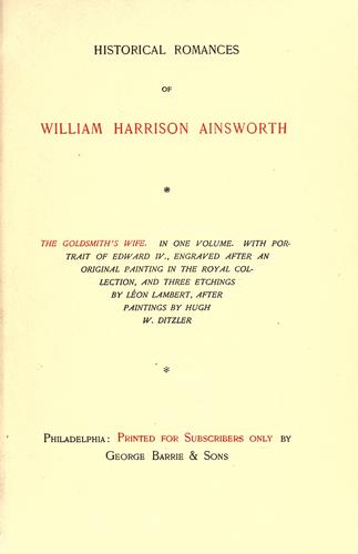 The goldsmiths' wife