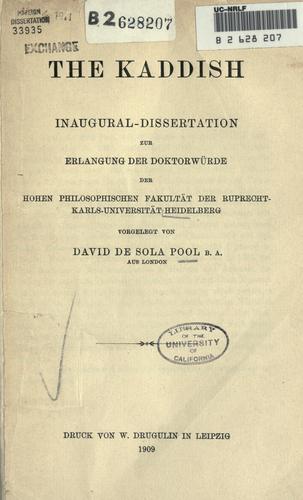 The Kaddish