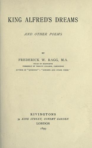 King Alfred's dreams