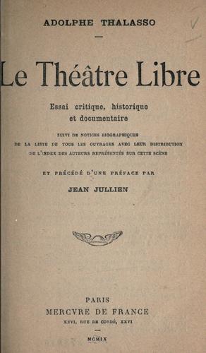 Le Théâtre libre