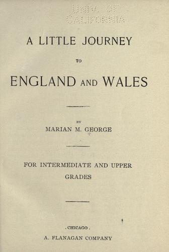 Little journey to England and Wales