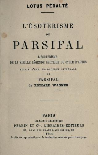 L' ésotérisme de Parsifal