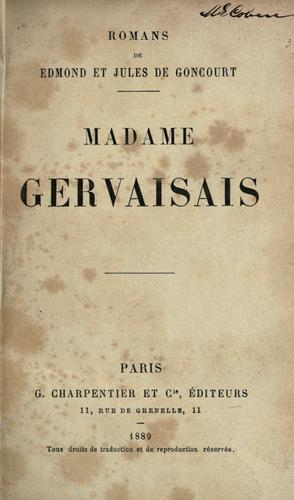Madame Gervaisais