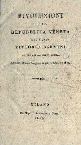 Rivoluzioni della repubblica veneta