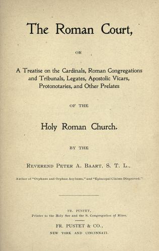 The Roman court