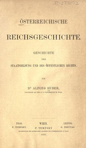 Österreichische reichsgeschichte