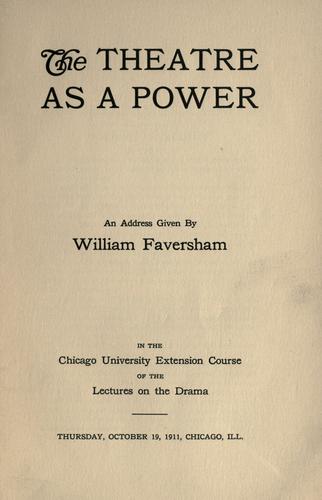The theatre as a power
