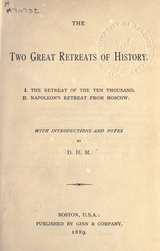 The two great retreats of history
