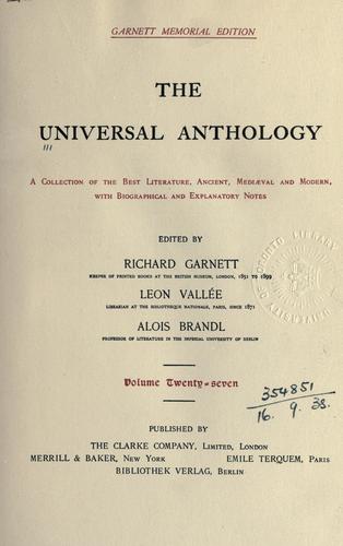 The universal anthology