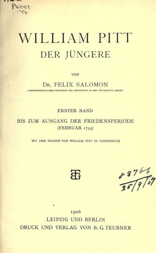 William Pitt, der jüngere