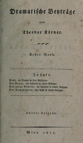 Dramatische Beyträge