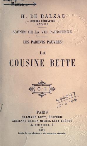 La cousine Bette