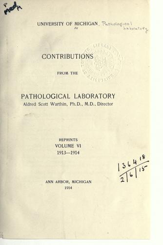 Contributions.  Reprints