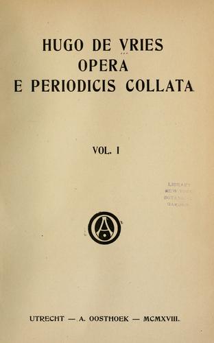 Opera e periodicis collata