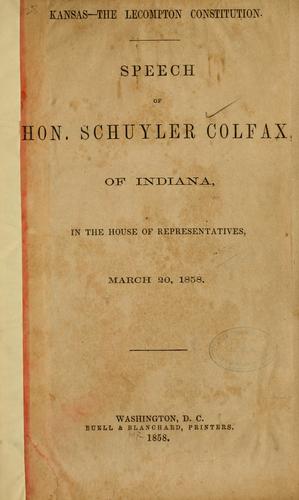 Kansas--the Lecompton Constitution