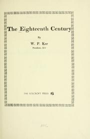 The eighteenth century