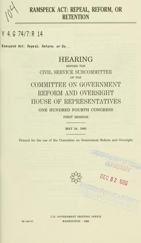 Ramspeck Act