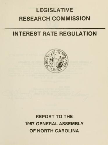 Interest rate regulation