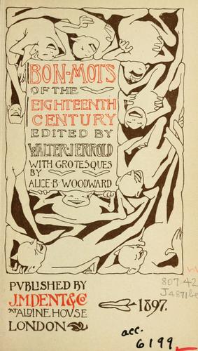 Bon-mots of the eighteenth century