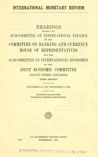 International monetary reform