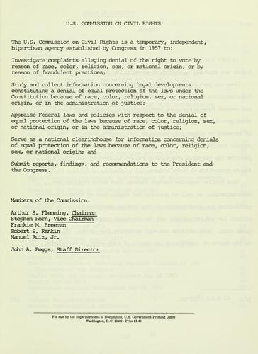 A guide to Federal laws prohibiting sex discrimination