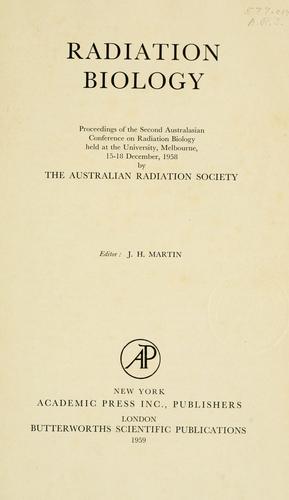 Radiation biology