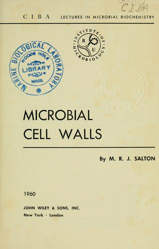Microbial cell walls
