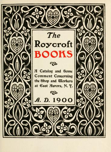 The Roycroft books