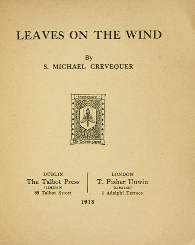 Leaves on the wind