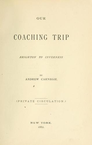 Our coaching trip