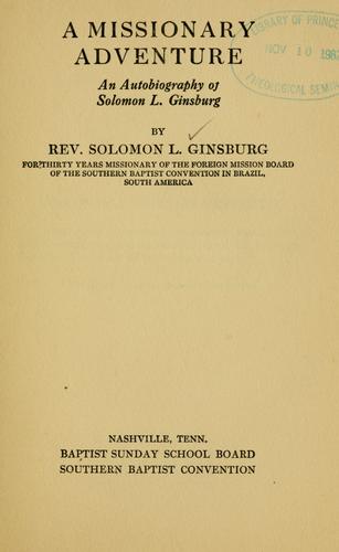 A missionary adventure