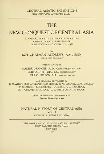 The new conquest of Central Asia