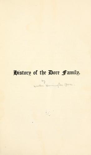 History of the Dore family