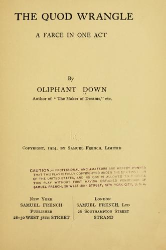 The Quod wrangle