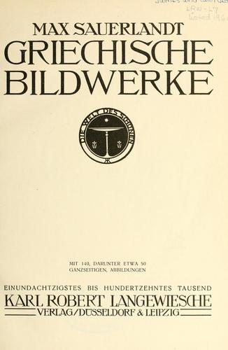 Griechische bildwerke