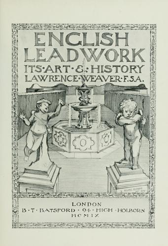 English leadwork: its art & history