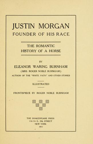 Justin Morgan, founder of his race